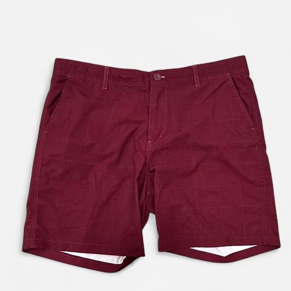 Bundle Men Shorts: Plus size chino shorts with - red, black - Picture 6 of 8